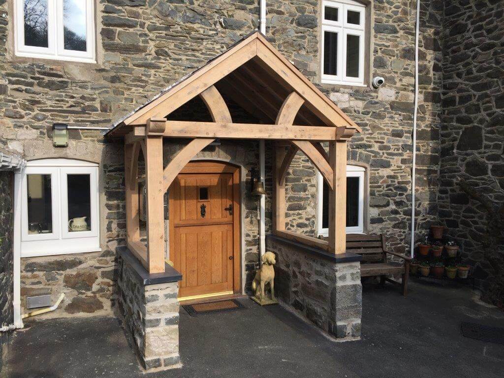 High Brick Plinth porch